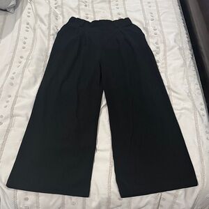 Black Wide-Leg Pants